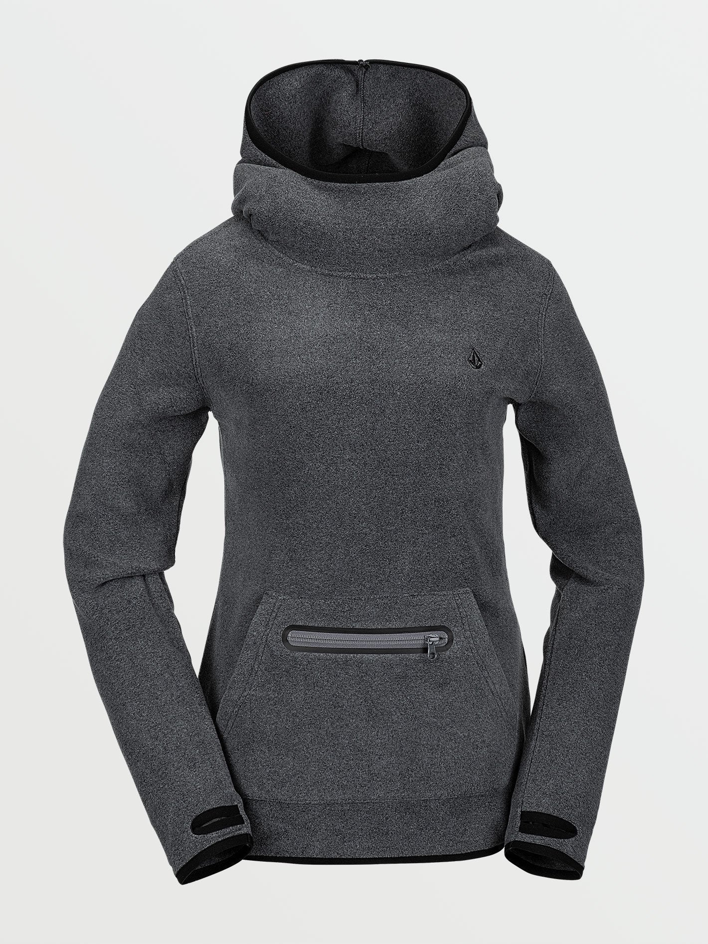 Polartec® Mid Hoodie - Heather Grey