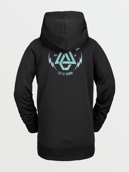 Sweat à capuche Spring Shred - Black