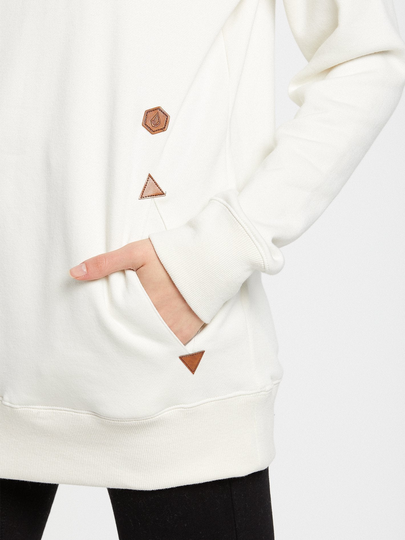 Tower Fleece-Sweatshirt – Knochen