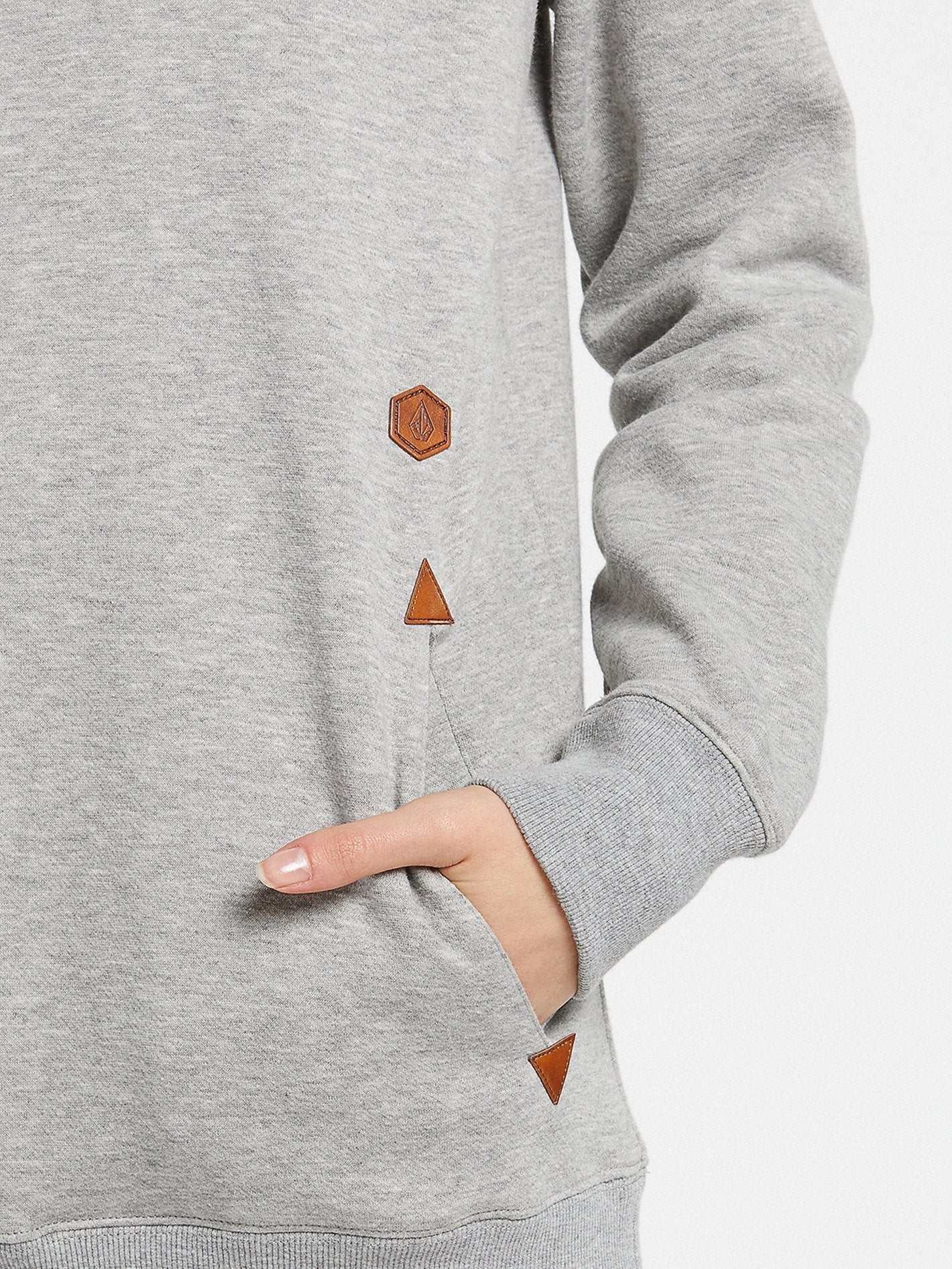 Tower Fleece-Sweatshirt – Grau meliert
