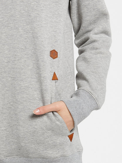 Tower Fleece-Sweatshirt – Grau meliert