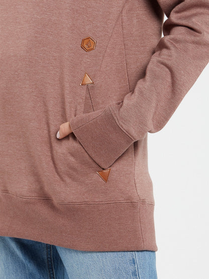 Tower Fleece Sweatshirt - Rose Wood
