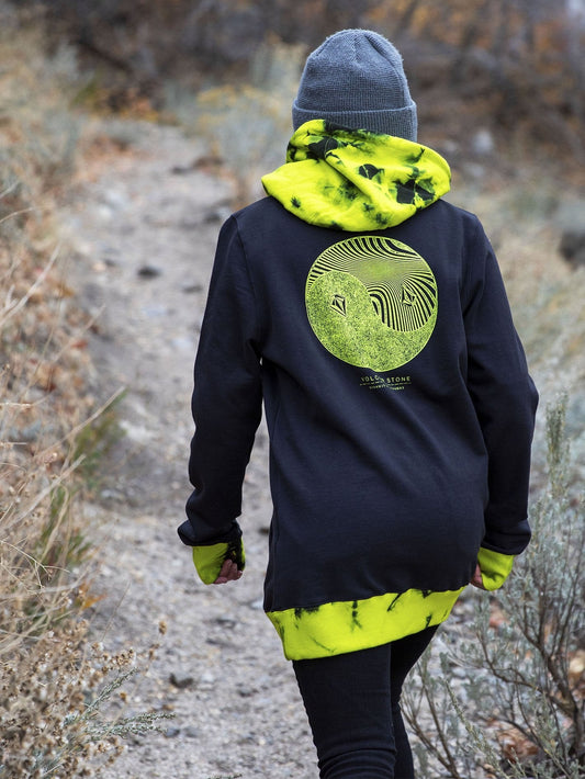 Costus Fleece-Sweatshirt - Limette