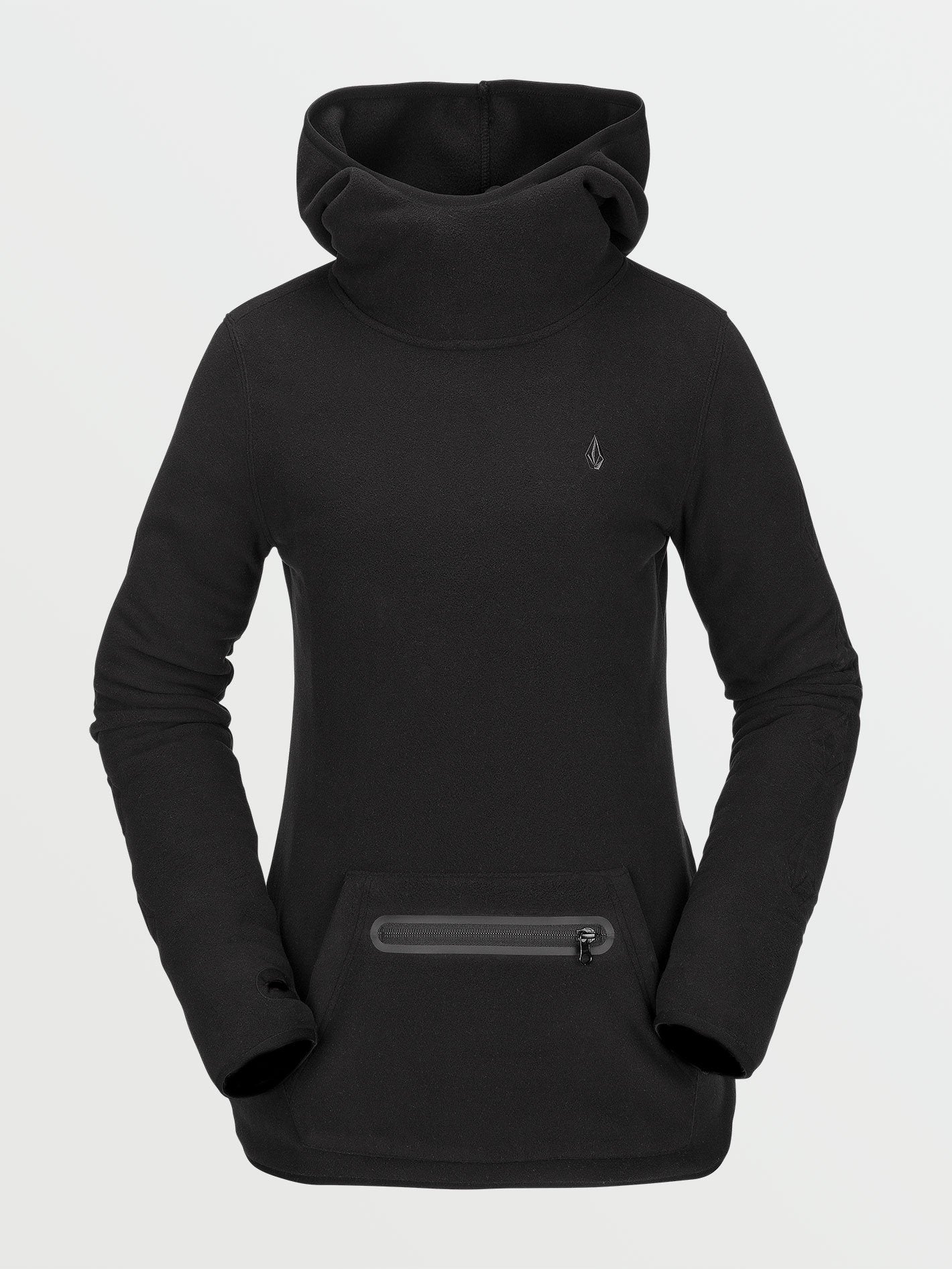Sweat à capuche Polartec Mid - BLACK