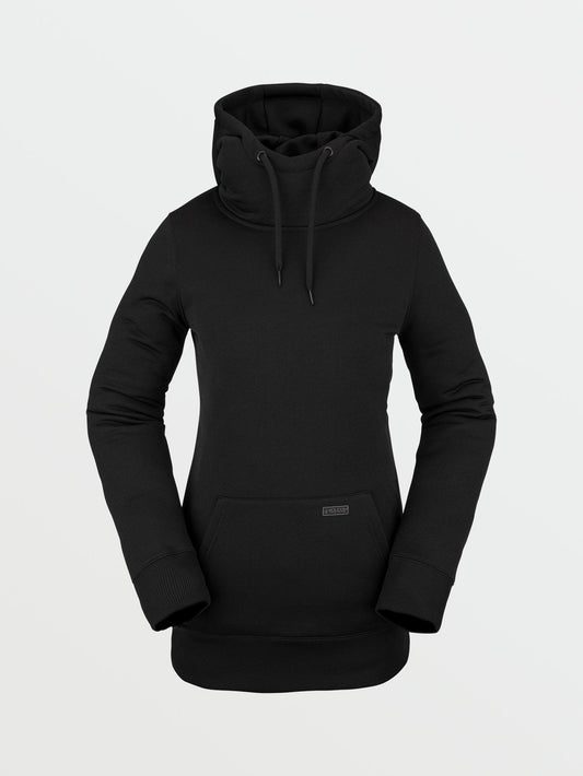 Sweat à capuche polaire Yerba - BLACK