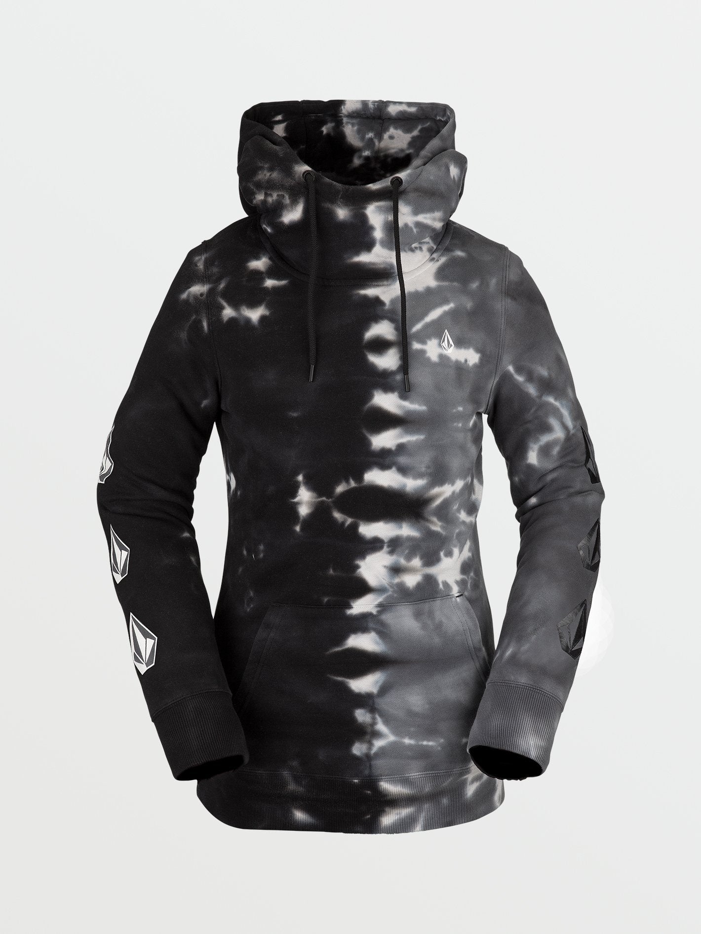 Sweat à capuche polaire Costus - BLACK ON BLACK