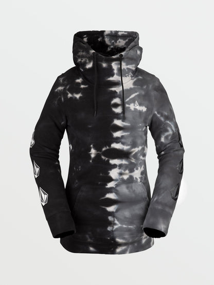 Sweat à capuche polaire Costus - BLACK ON BLACK