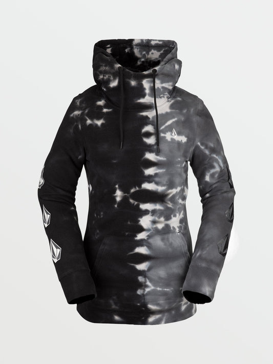 Sweat à capuche polaire Costus - BLACK ON BLACK