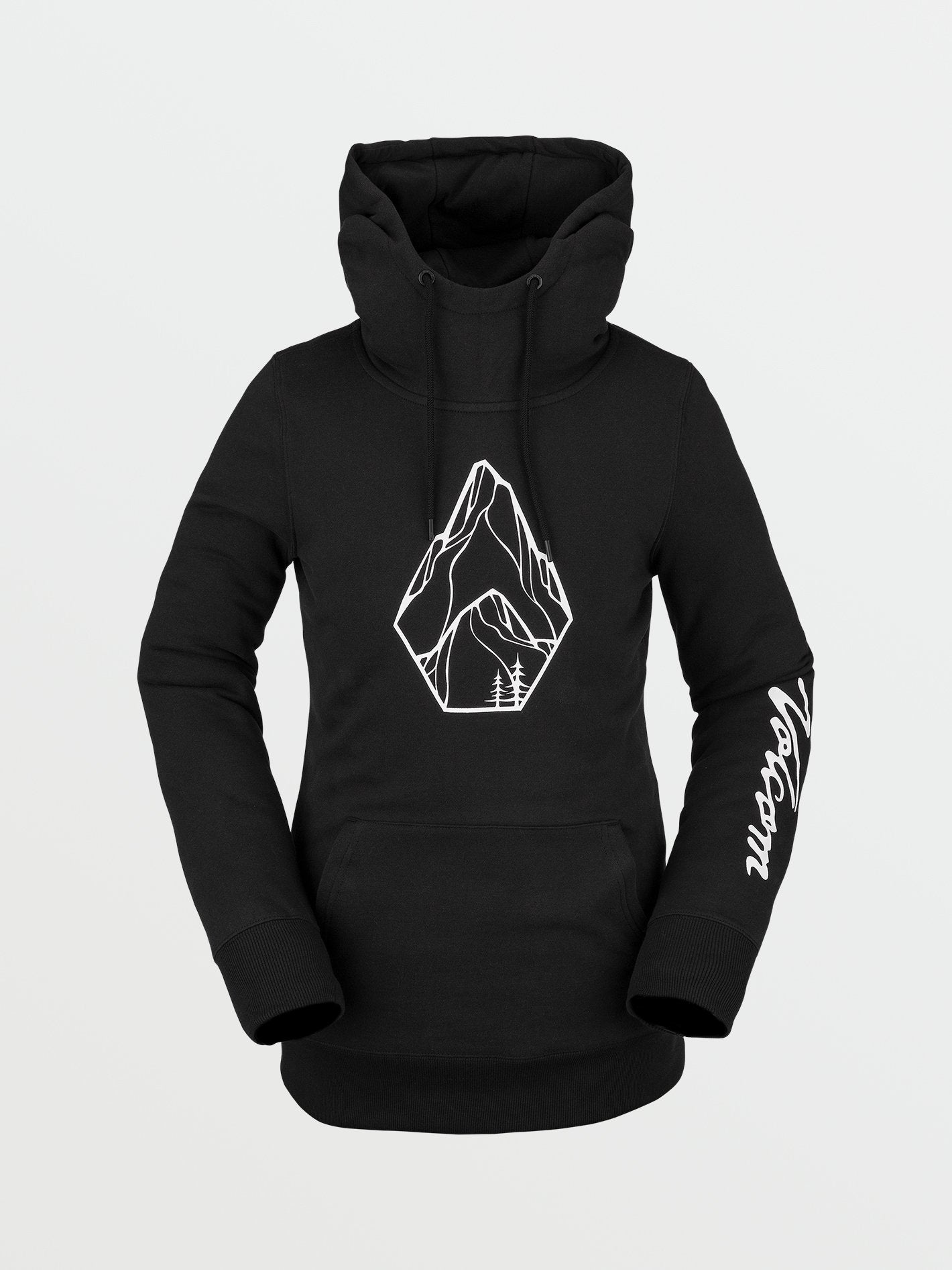 Sweat à capuche polaire Costus - BLACK