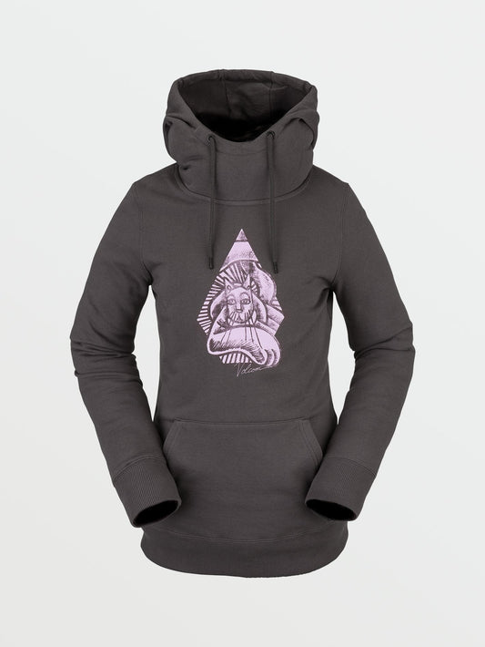 Sweat à capuche polaire Costus - DARK GREY