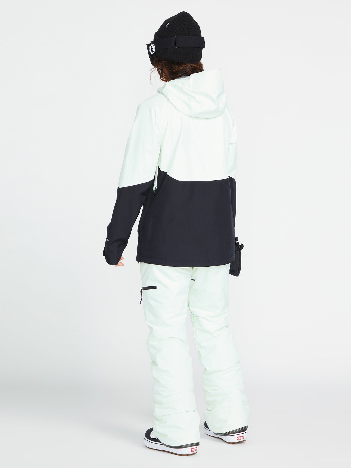 Polarfleece-Sweatshirt - Schwarz