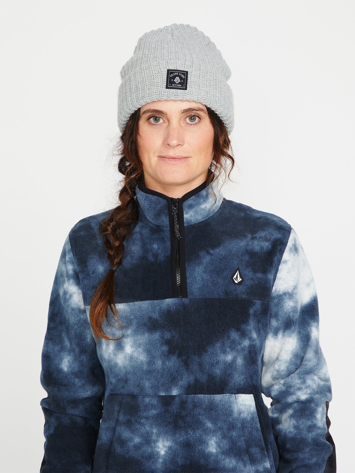 Polar Fleece Sweatshirt - Storm Tie-Dye