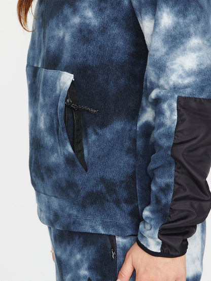 Polar Fleece Sweatshirt - Storm Tie-Dye