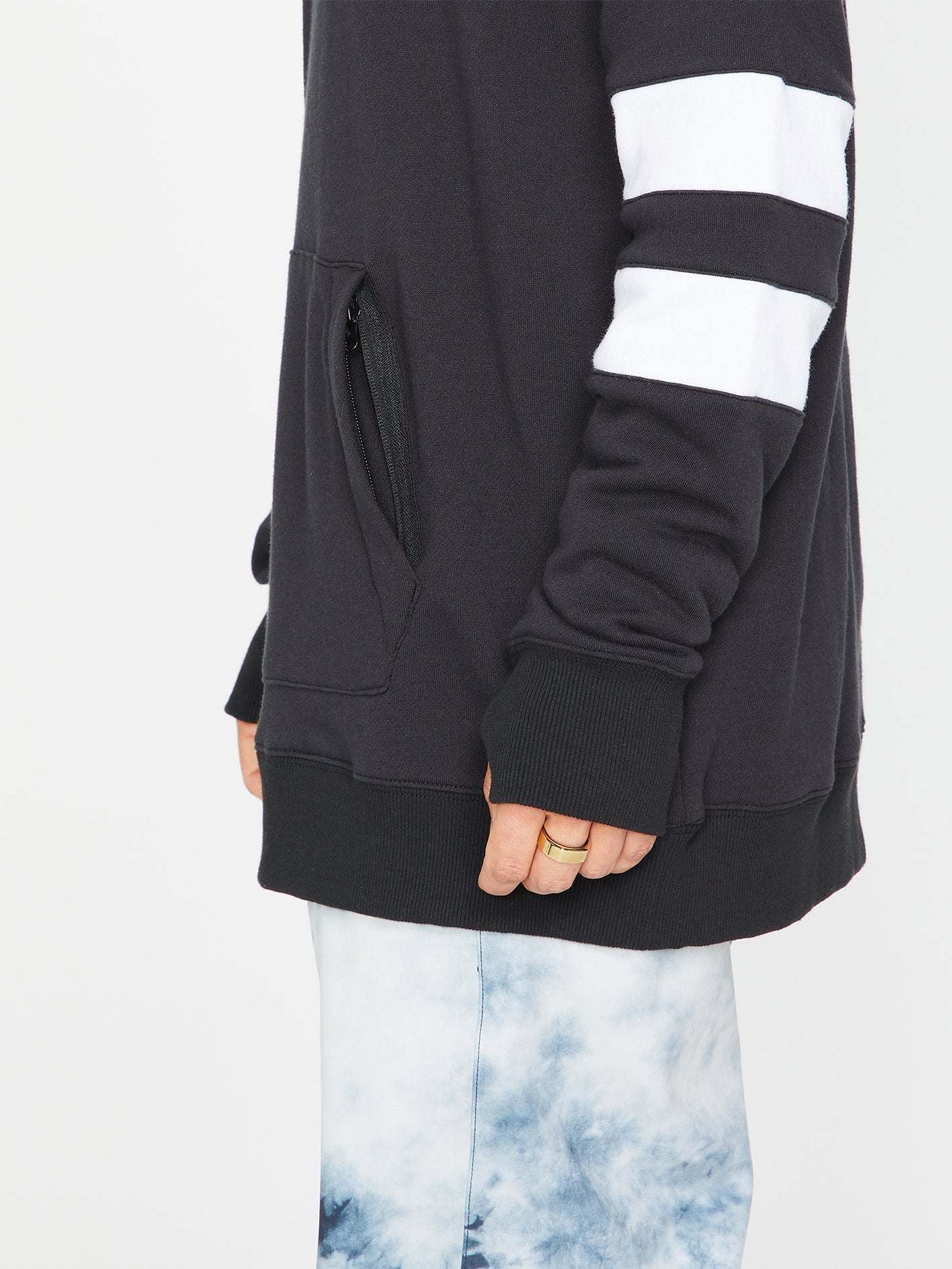 Sweat à capuche Banded - Black