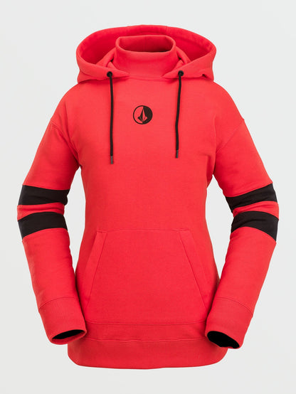Kapuzenpullover mit Streifen - Orange Shock