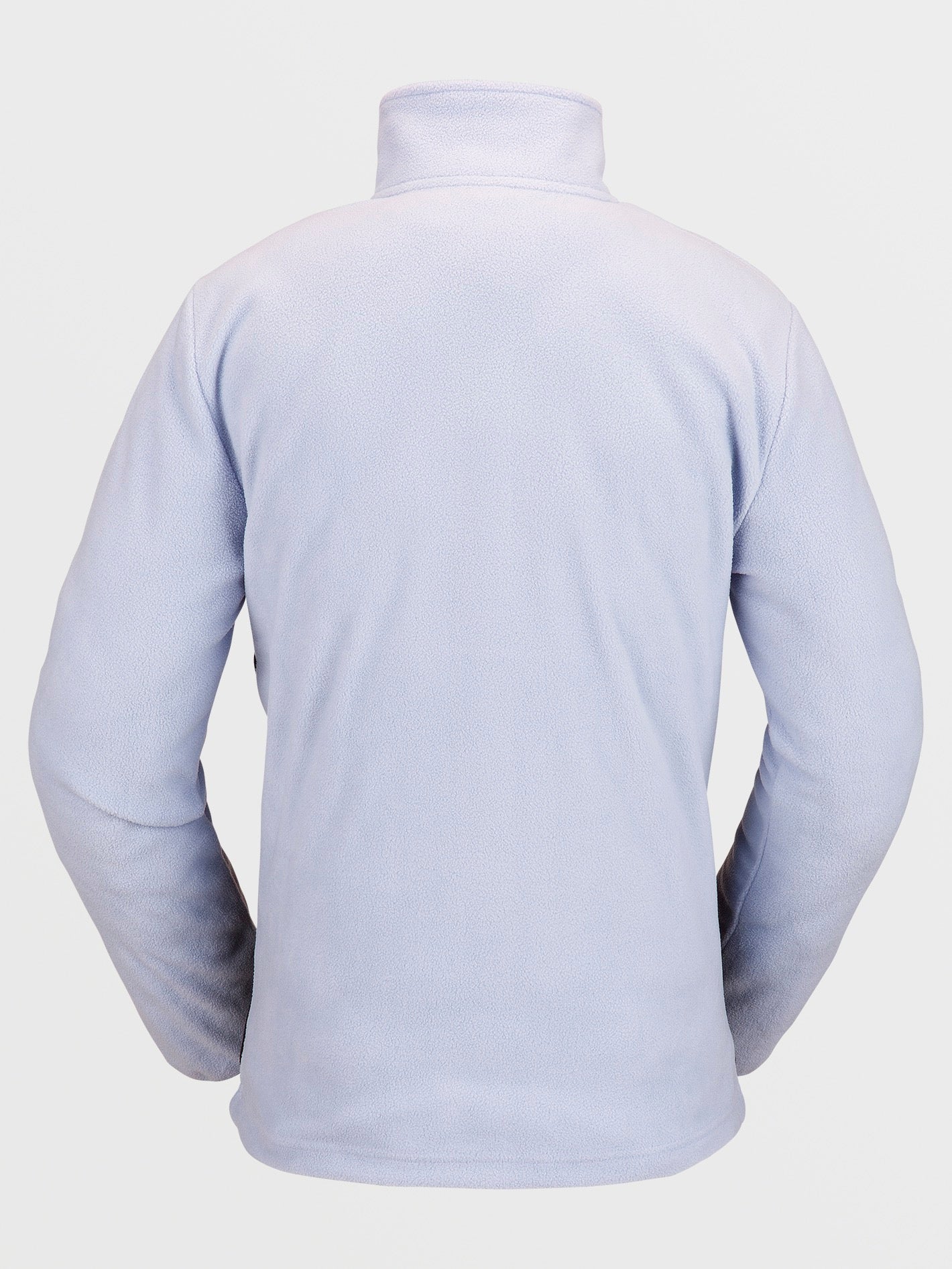Polar Sweatshirt mit halbem Reißverschluss – LILA ASH