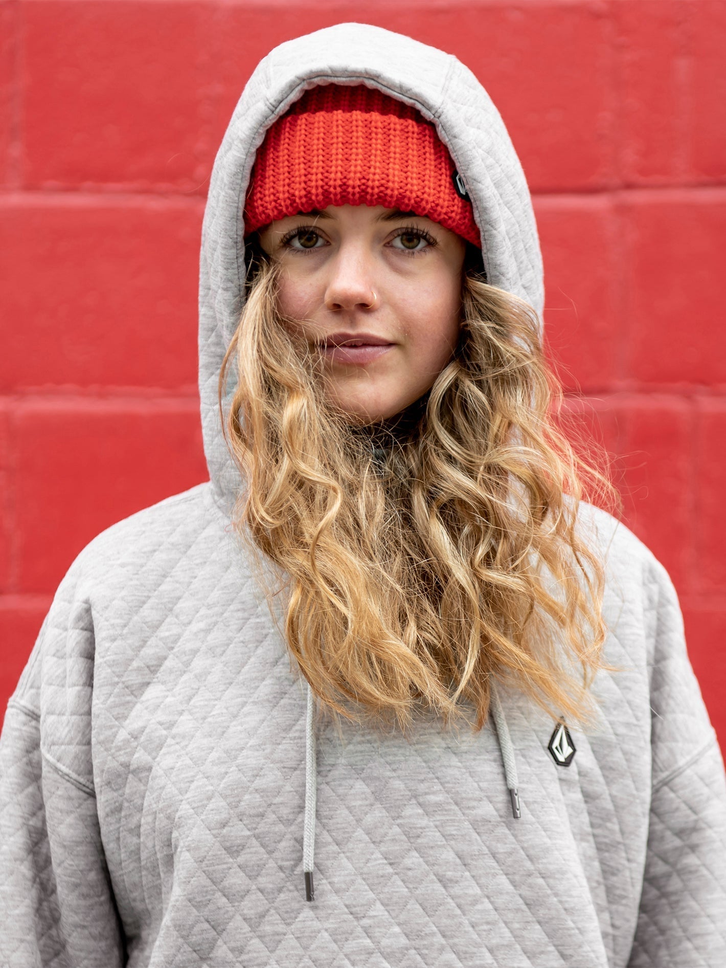 V.Co Air Layer Thermal Hoodie - HEATHER GRAY