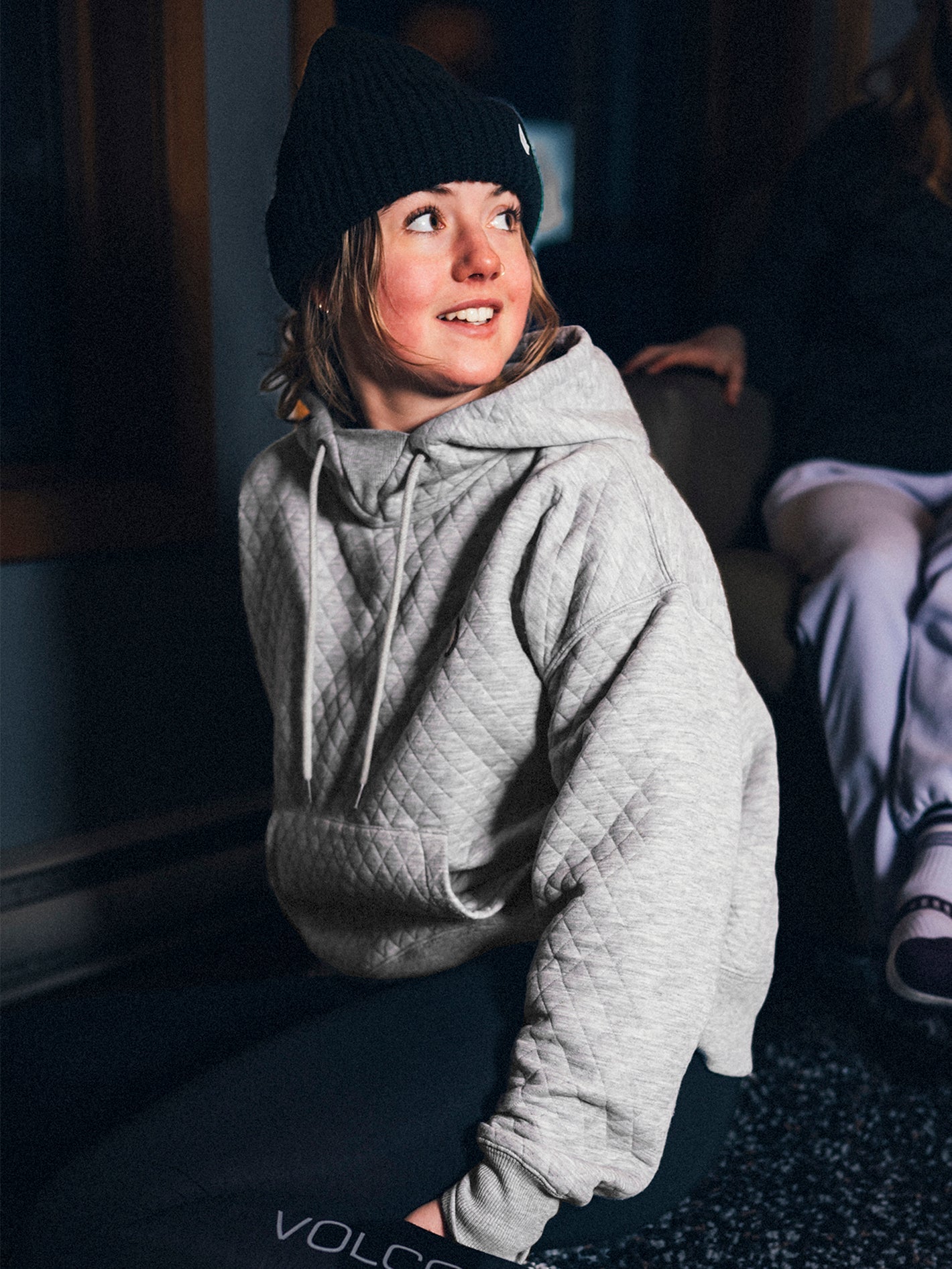 V.Co Air Layer Thermal Hoodie - HEATHER GRAY