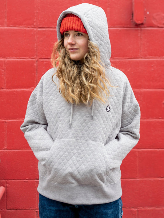 V.Co Air Layer Thermo-Hoodie - HEATHER GREY