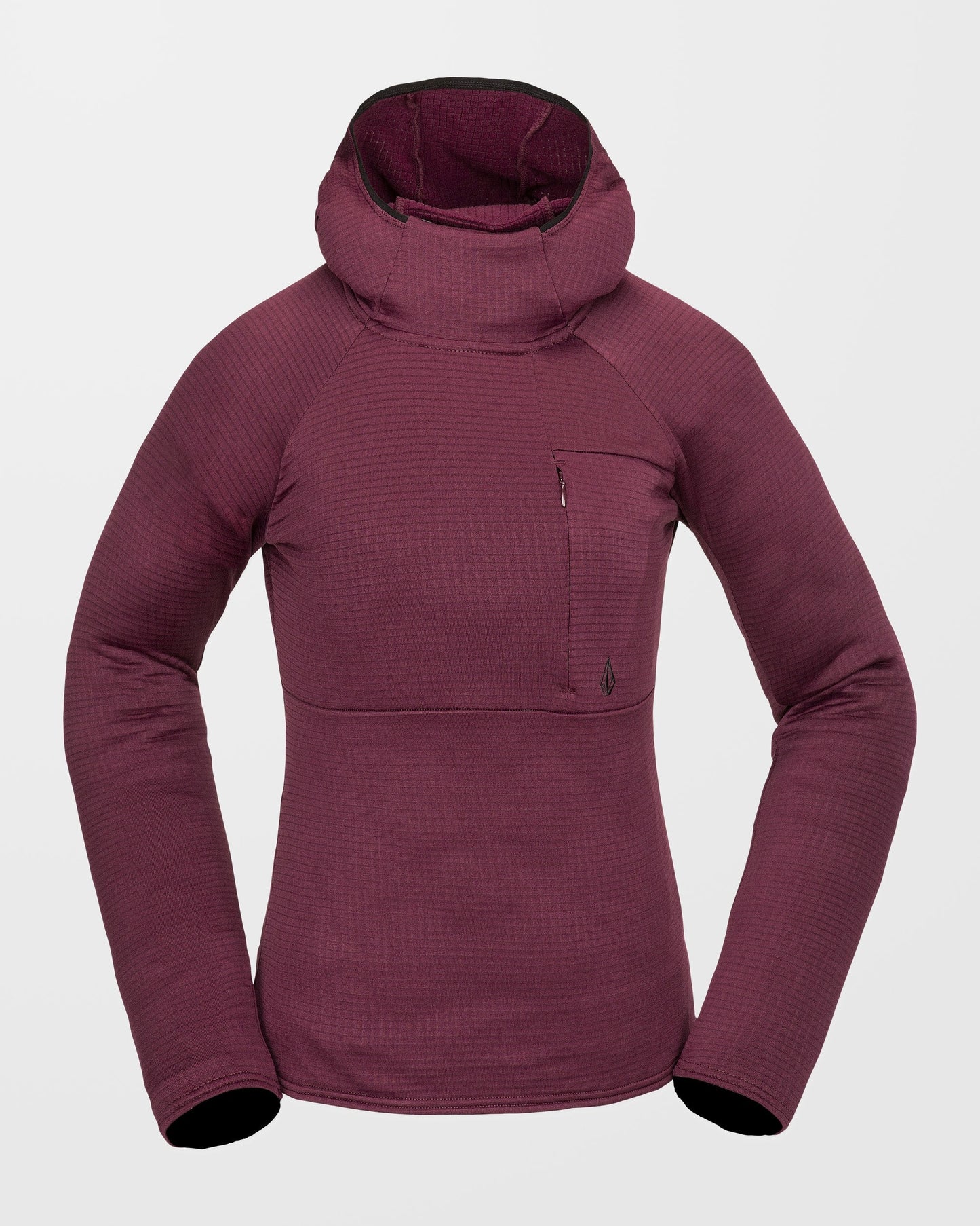 Gridlock Hoodie - Burgunderrot