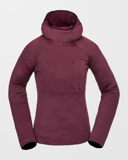 Gridlock Hoodie - Burgunderrot