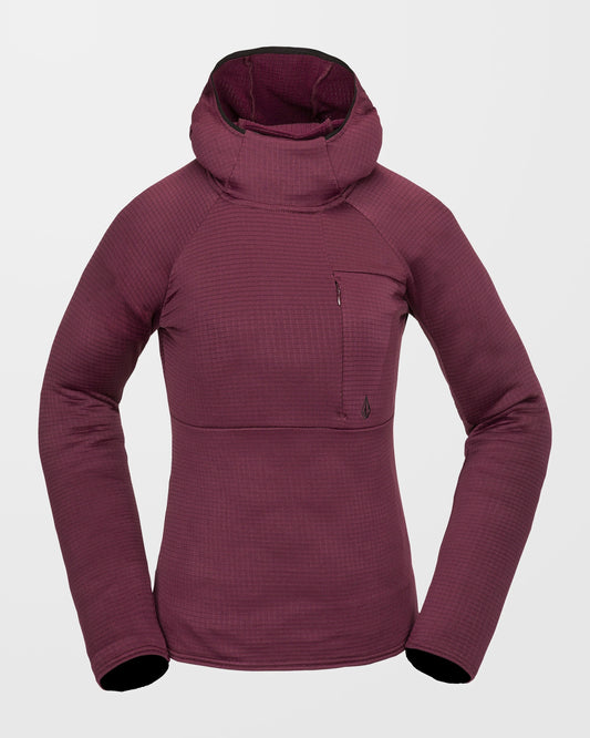 Gridlock Hoodie - Burgundy
