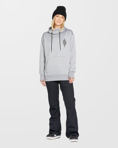 Riding Hydro Hoodie - Grau meliert