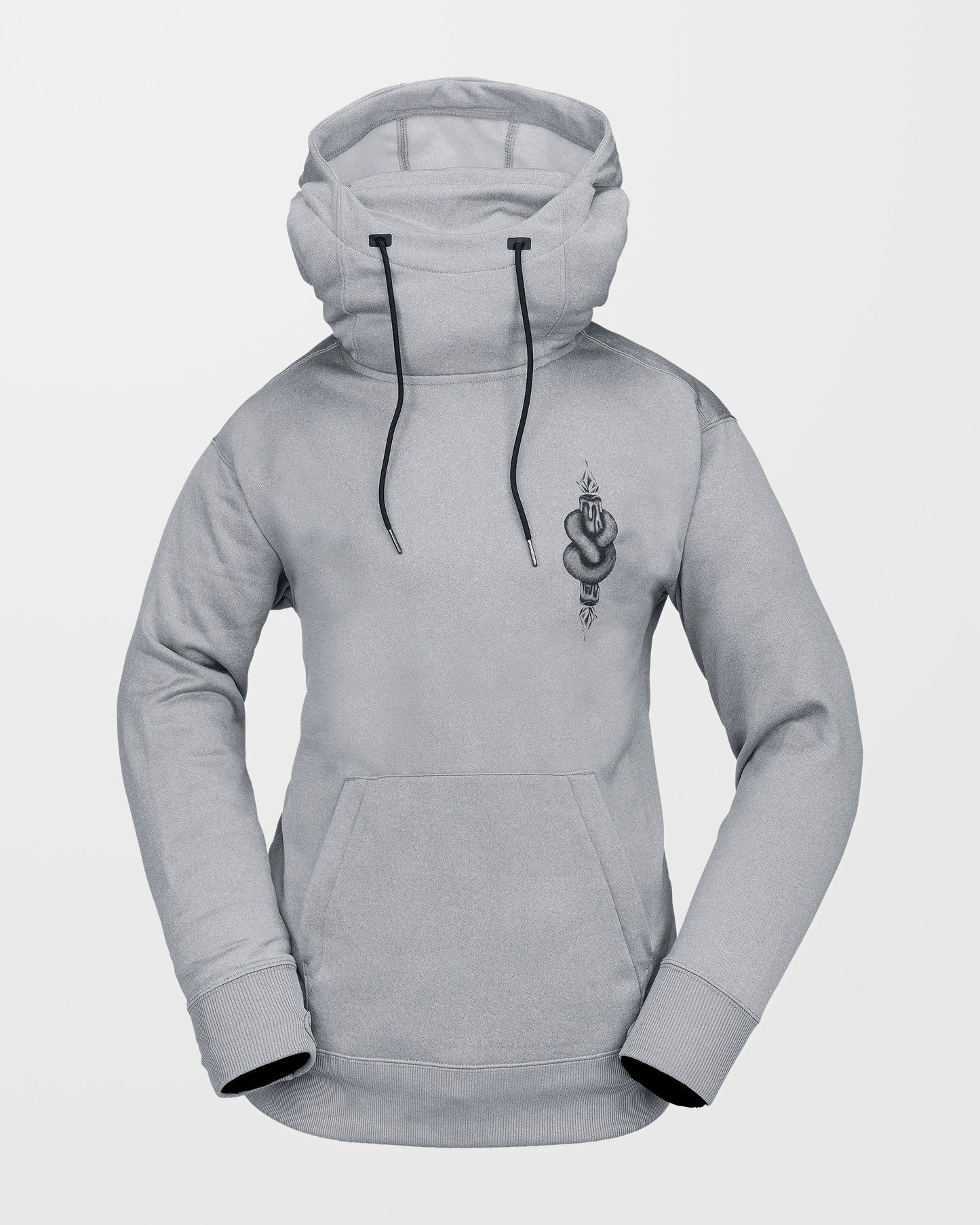 Riding Hydro Hoodie - Grau meliert