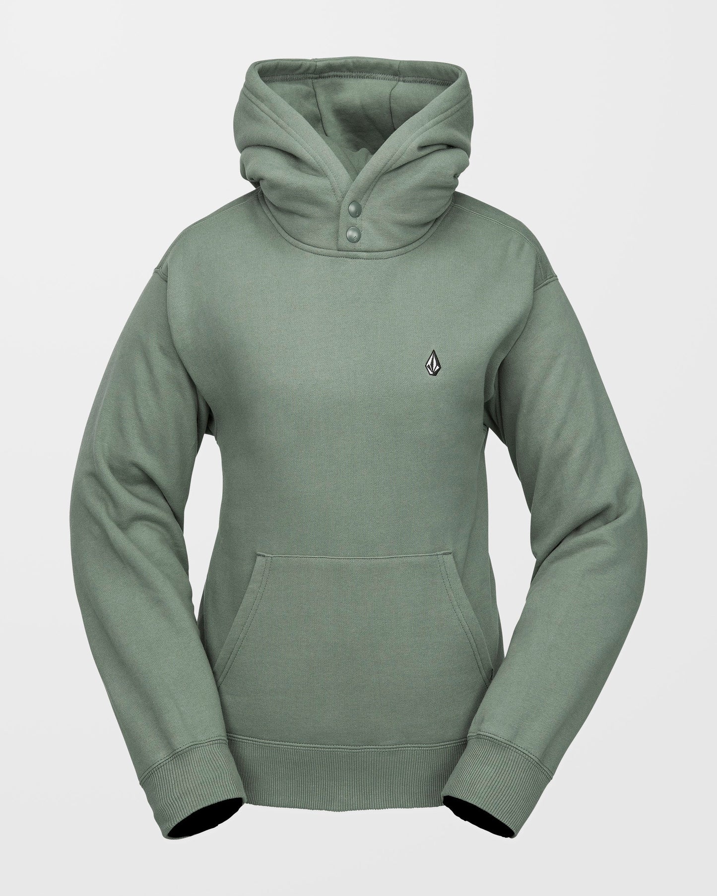 Costus Fleece Hoodie - Flechtengrün