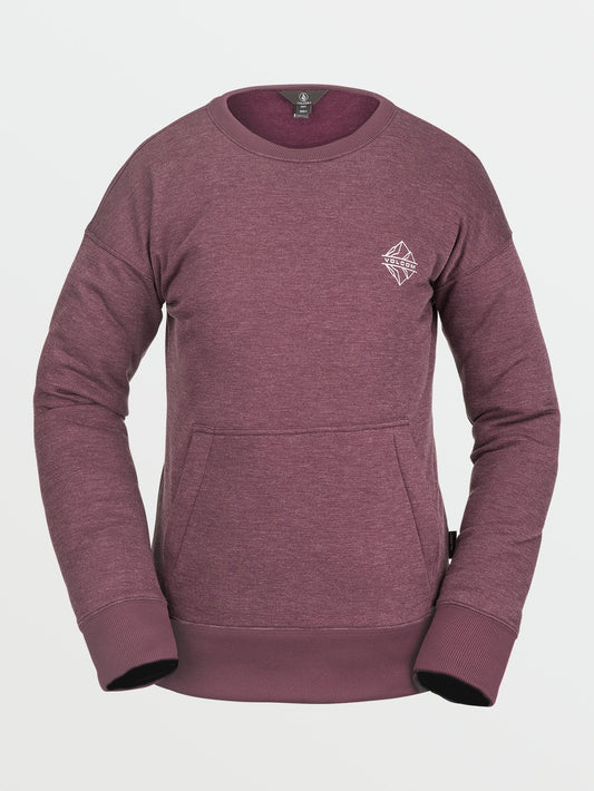 Polaire col rond Polartec - MERLOT