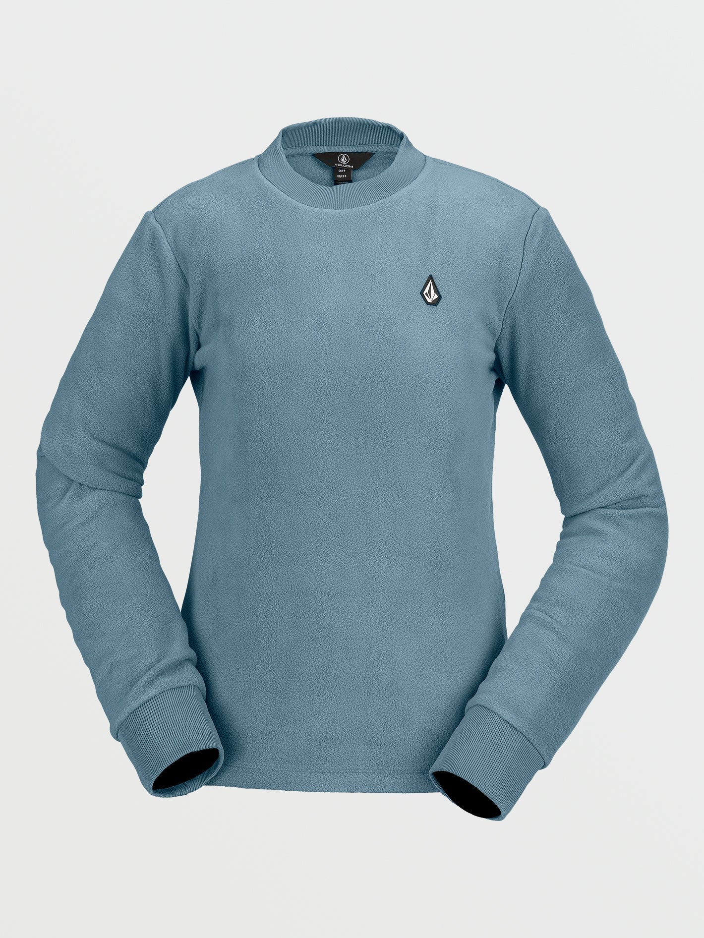 Polarfleece-Sweatshirt – Aschgrün