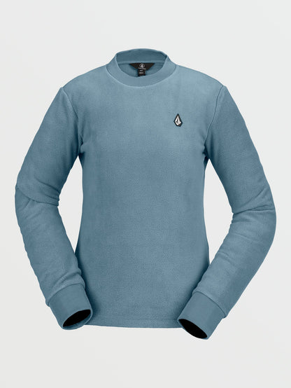 Polarfleece-Sweatshirt – Aschgrün