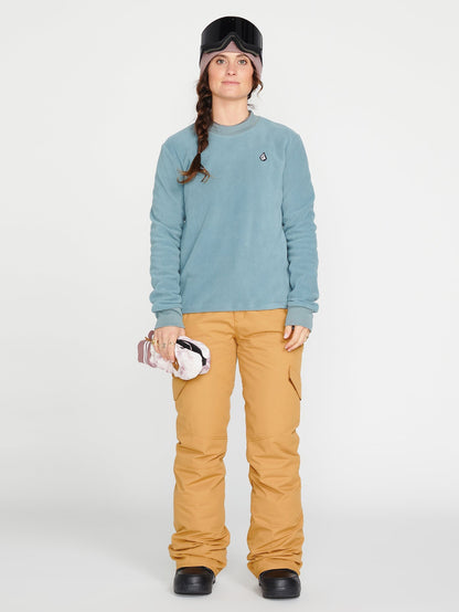 Polarfleece-Sweatshirt – Aschgrün