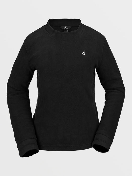 Polarfleece-Sweatshirt – SCHWARZ