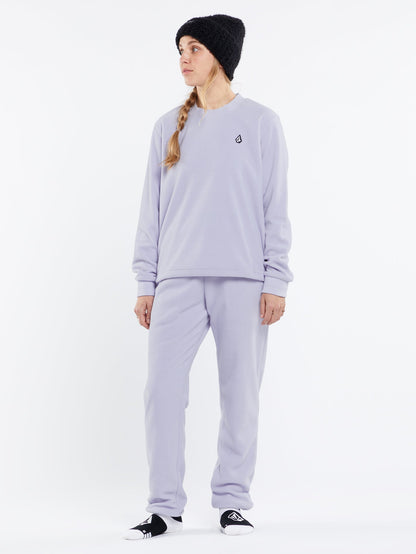 Polar Fleece Sweatshirt - LILAC ASH