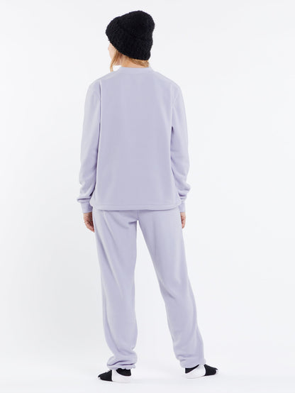 Polar Fleece Sweatshirt - LILAC ASH