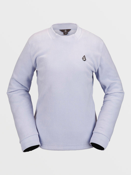 Polarfleece-Sweatshirt - LILA ASH