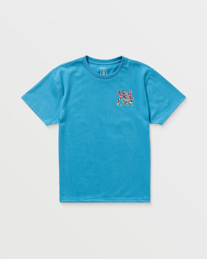 T-shirt Eye Warp - BLUE TURQ - (ENFANT)