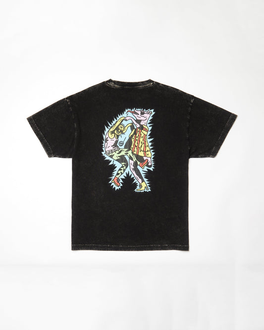 Bob Mollema 1 T-shirt - WASHED BLACK - (CHILDREN)