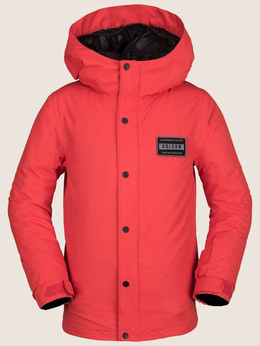 Ripley Ins Schneejacke – Feuerrot (Kinder)
