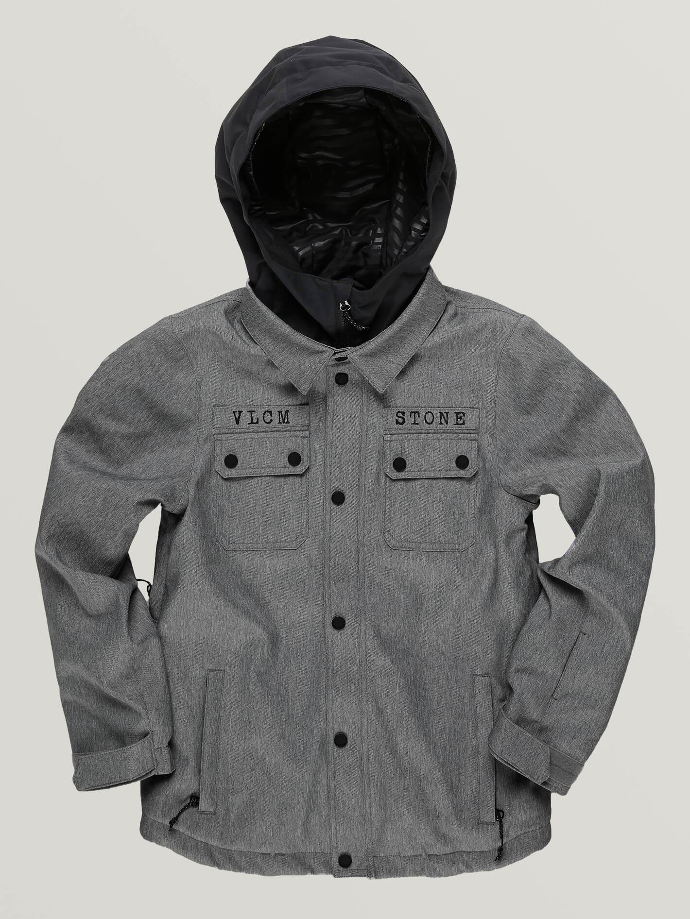 Neolithische isolierte Schneejacke – Heather Grey (Kinder)