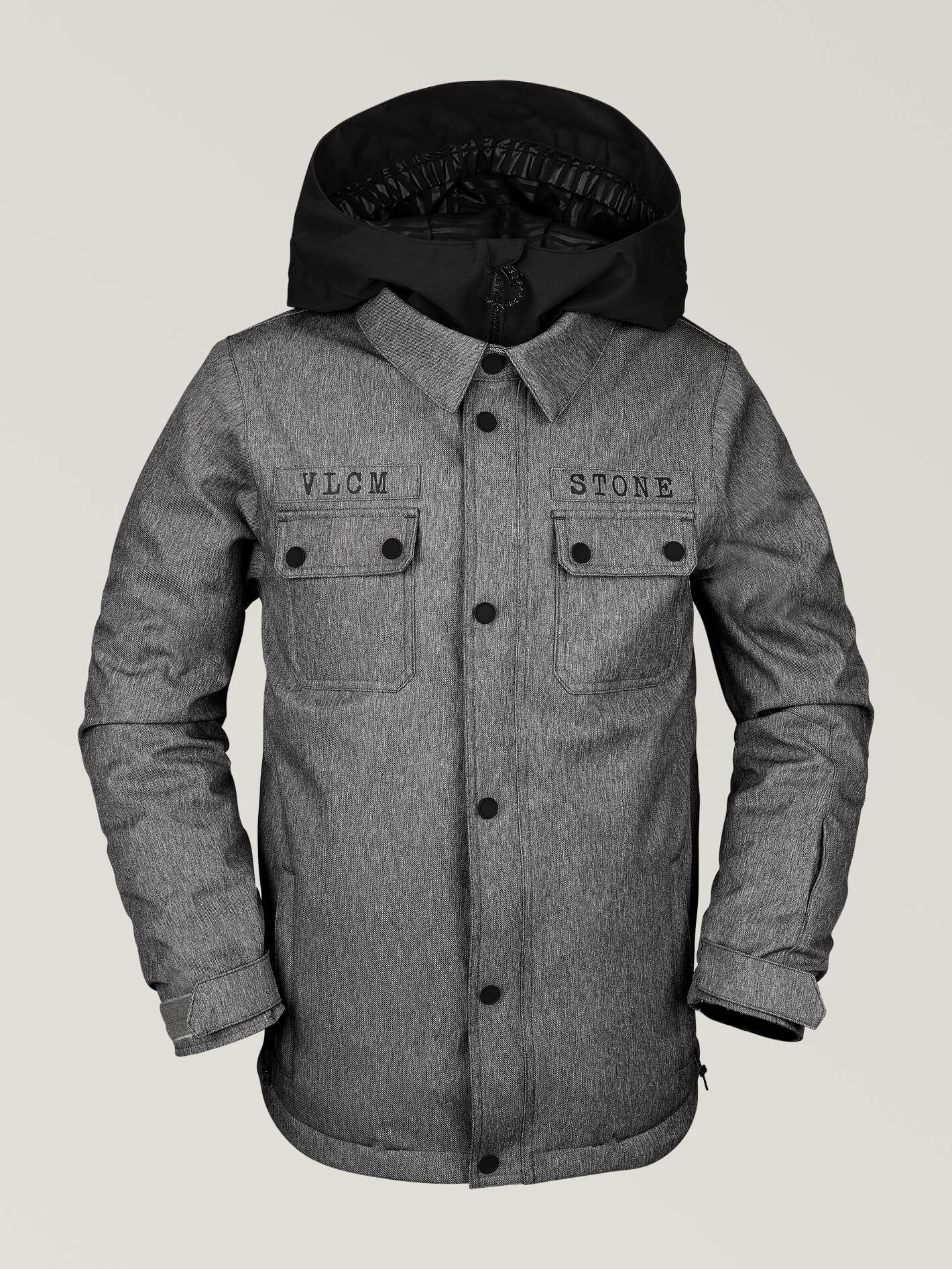 Neolithische isolierte Schneejacke – Heather Grey (Kinder)