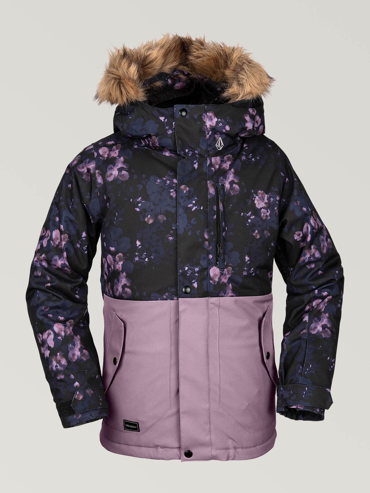Veste De Snow So Minty Isolante - BLACK FLORAL PRINT (Enfant)