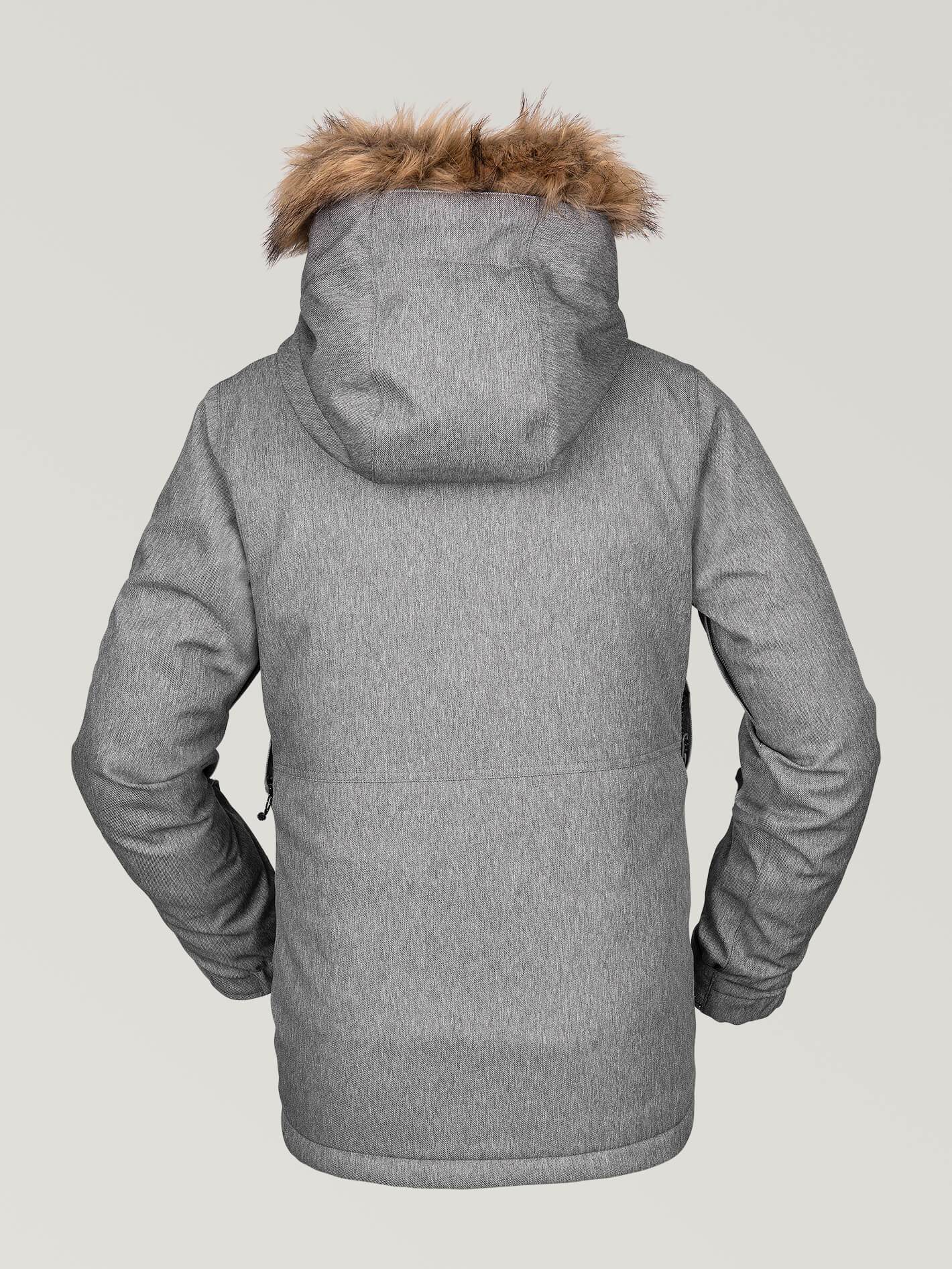 So Minty Insulated Snow Jacket - Heather Grey (Children)