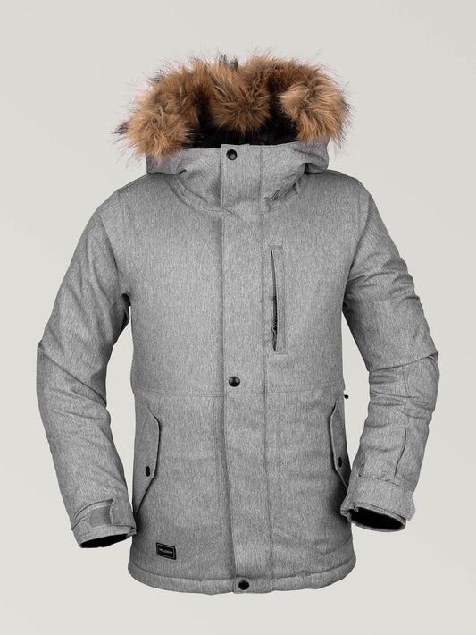 So Minty Isolierte Schneejacke – Heather Grey (Kinder)