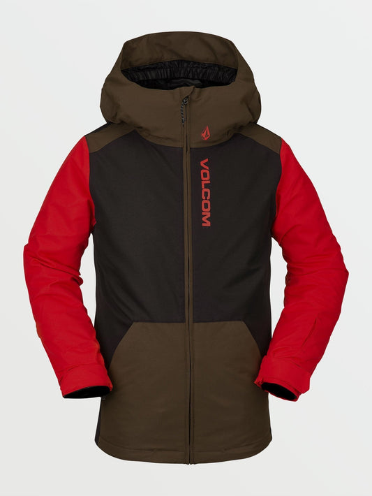 Isolierte Schneejacke Vernon – Schwarzes Militär (Kinder)