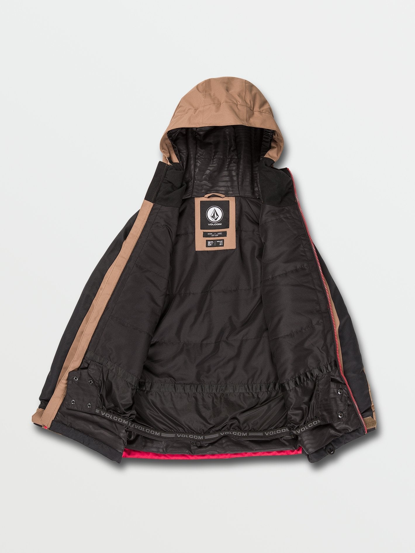 Isolierte Schneejacke Holbeck – ROT – (Kinder)