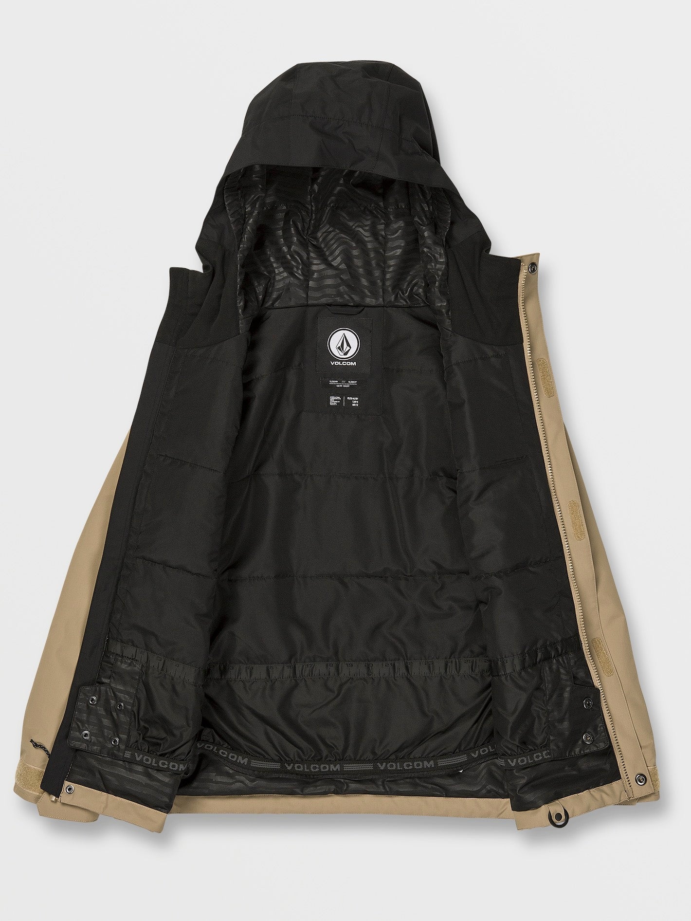 Stone.91 Isolierte Jacke – DUNKEL KHAKI – (Kinder)