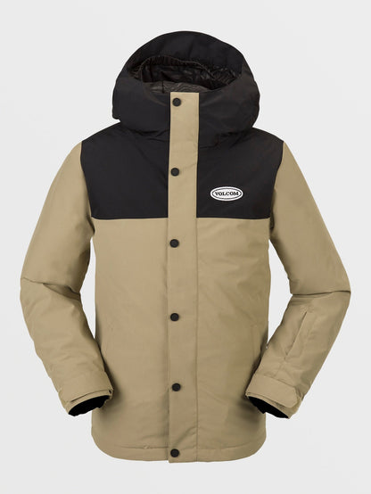 Stone.91 Isolierte Jacke – DUNKEL KHAKI – (Kinder)