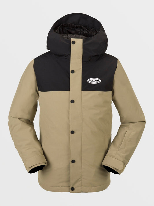 Stone.91 Isolierte Jacke – DUNKEL KHAKI – (Kinder)